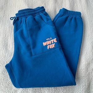 White Fox Boutique Blue Sweatpants